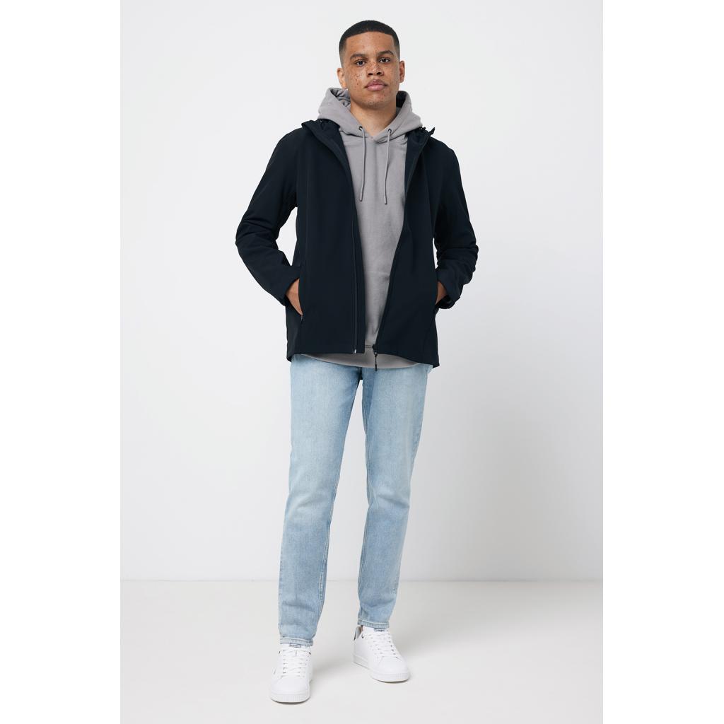 Hanorac din microfleece din poliester reciclat Iqoniq Trivor grey 3XL