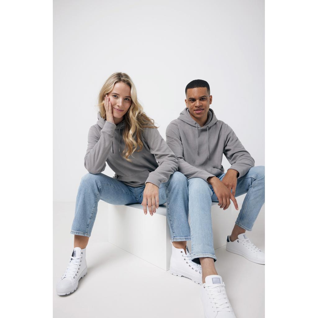 Hanorac din microfleece din poliester reciclat Iqoniq Trivor grey 3XL