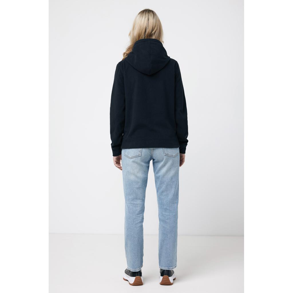 Hanorac din microfleece din poliester reciclat Iqoniq Trivor black 3XL