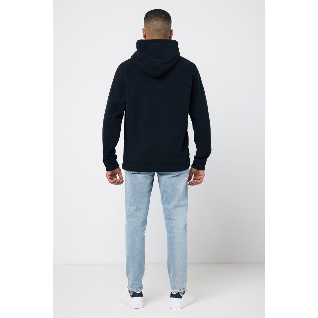 Hanorac din microfleece din poliester reciclat Iqoniq Trivor black 3XL