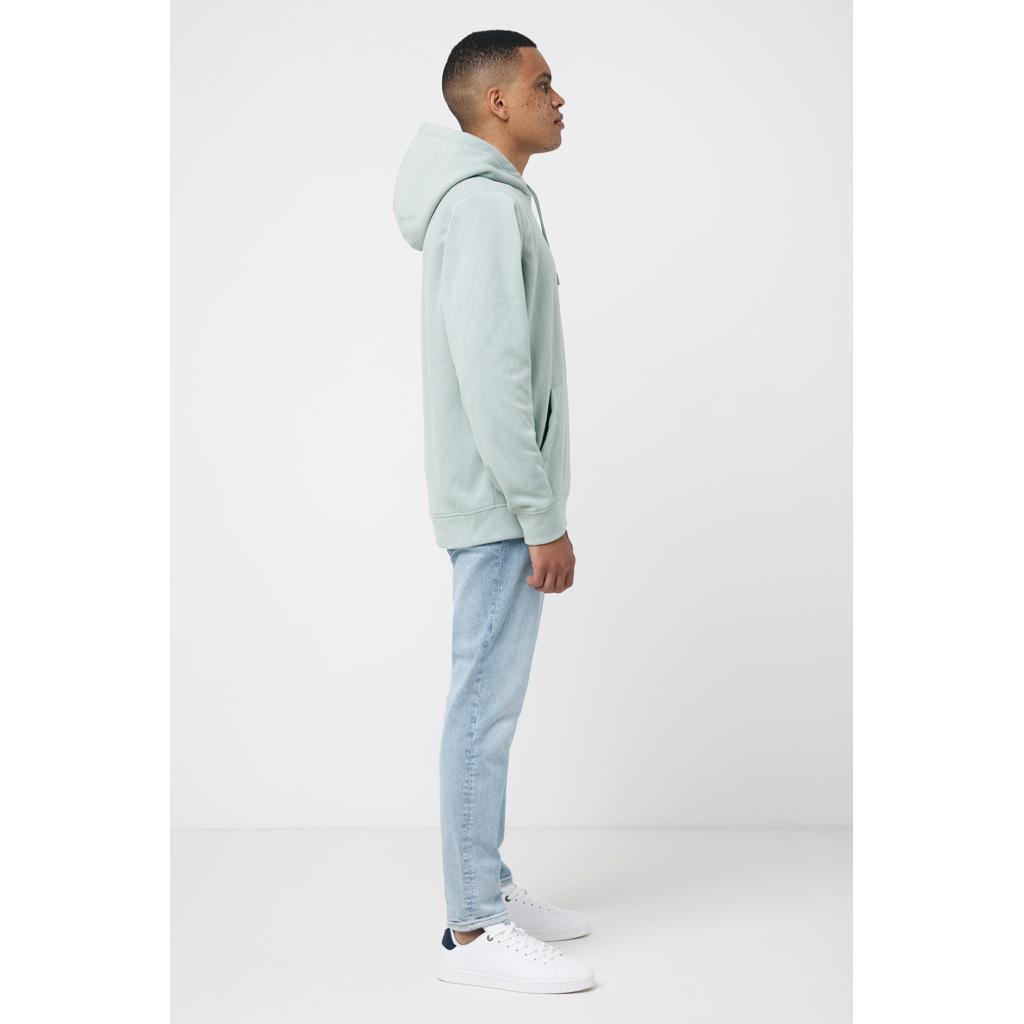 Hanorac din microfleece din poliester reciclat Iqoniq Trivor iceberg green L