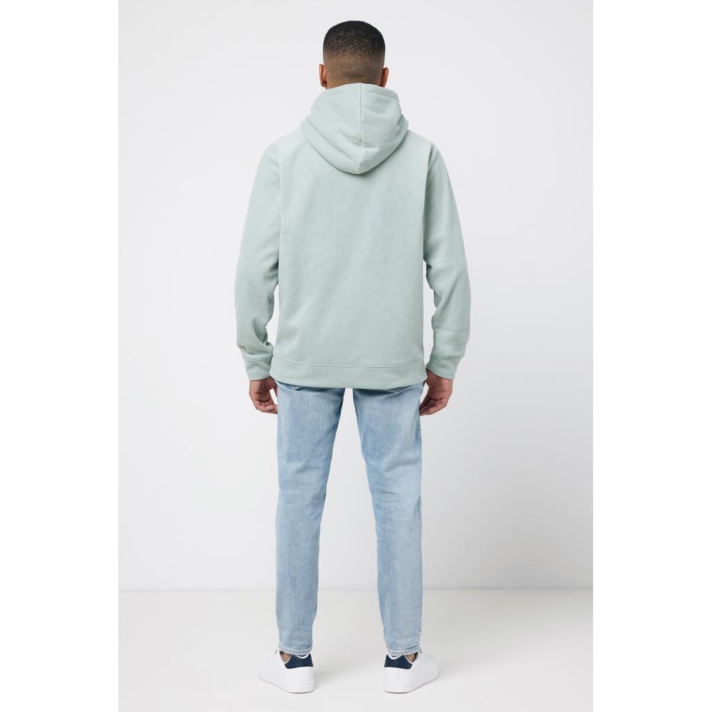 Hanorac din microfleece din poliester reciclat Iqoniq Trivor iceberg green L