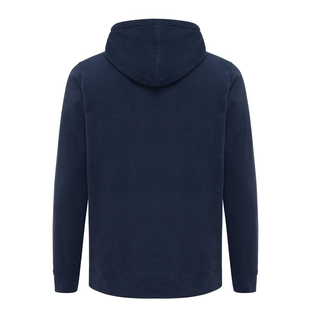 Hanorac din microfleece din poliester reciclat Iqoniq Trivor navy L