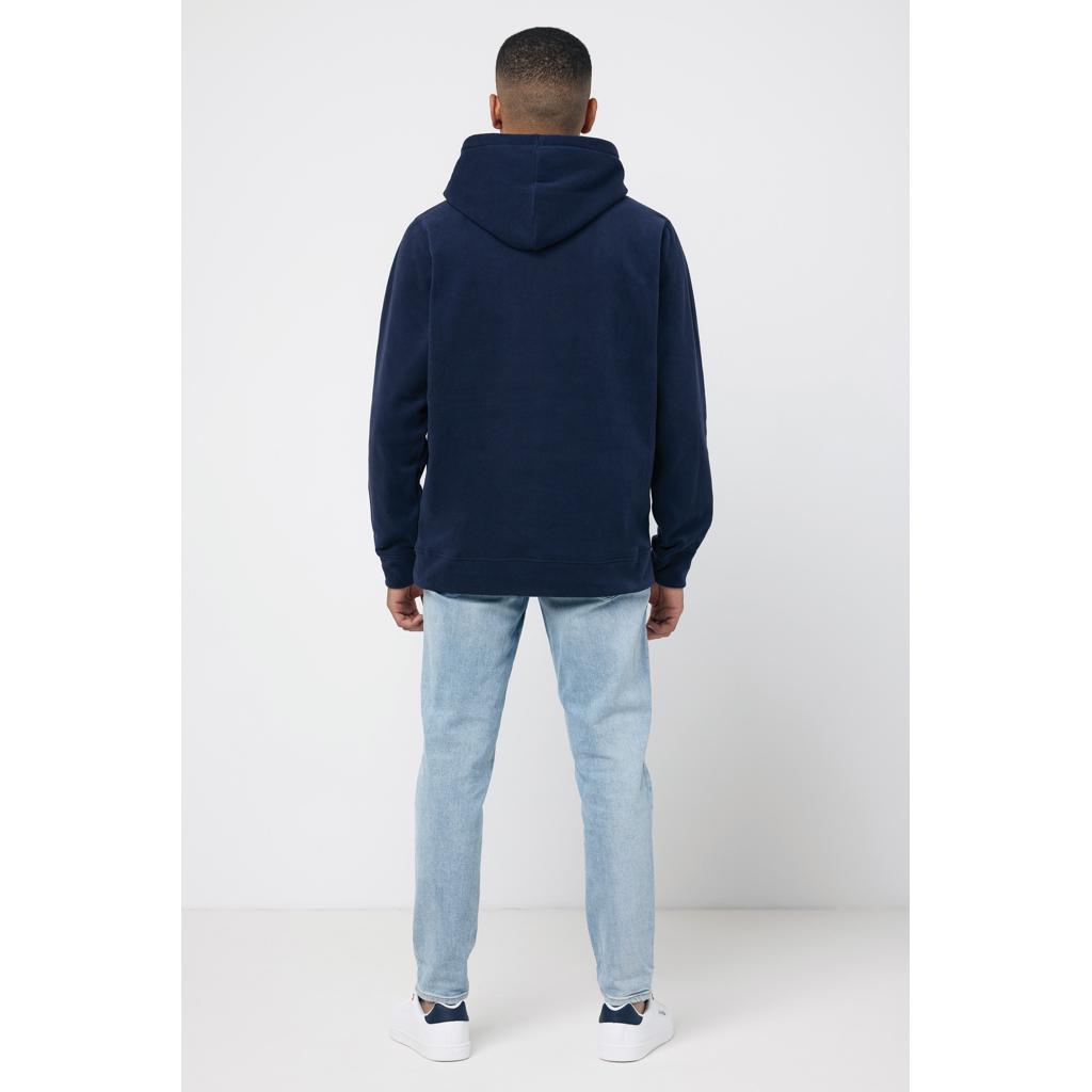 Hanorac din microfleece din poliester reciclat Iqoniq Trivor navy L