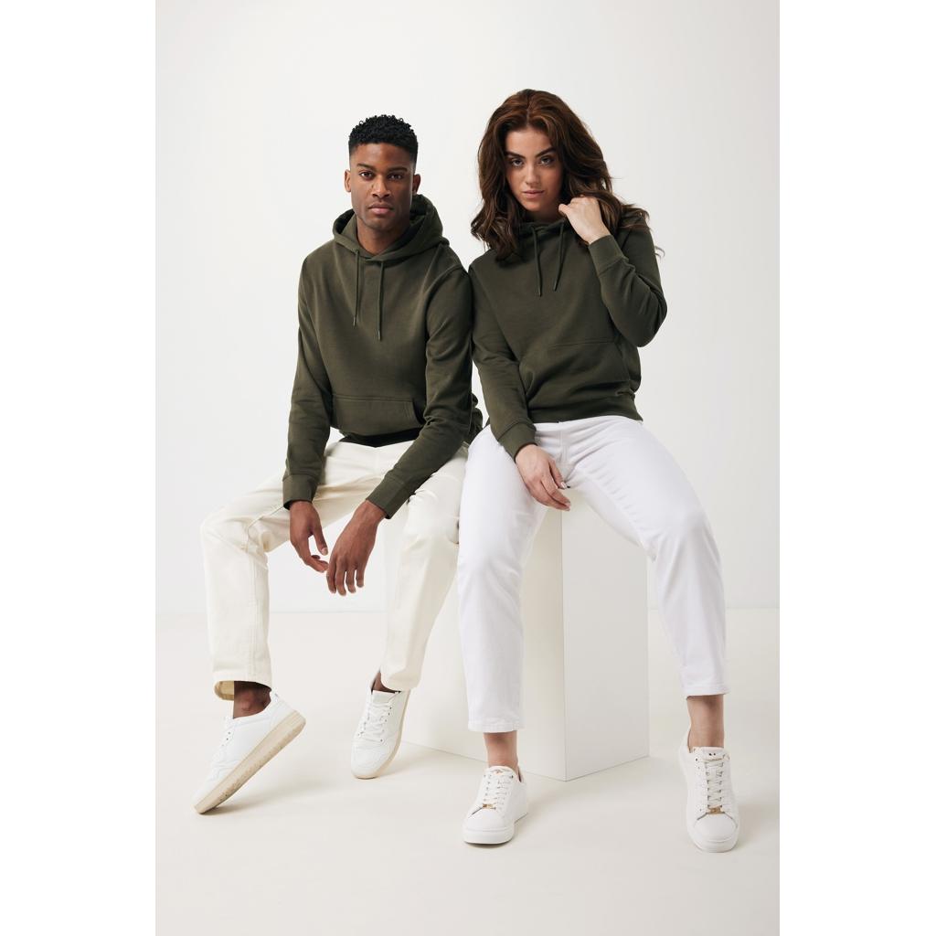 Hanorac ușor din bumbac reciclat Iqoniq Rila green