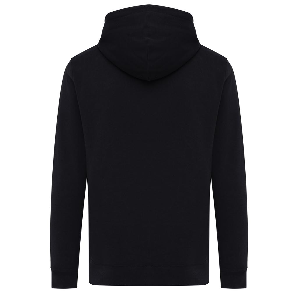 Hanorac ușor din bumbac reciclat Iqoniq Rila black XL