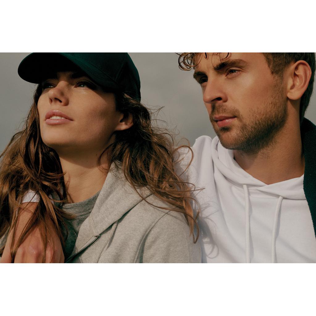 Hanorac ușor din bumbac reciclat Iqoniq Rila transparent M