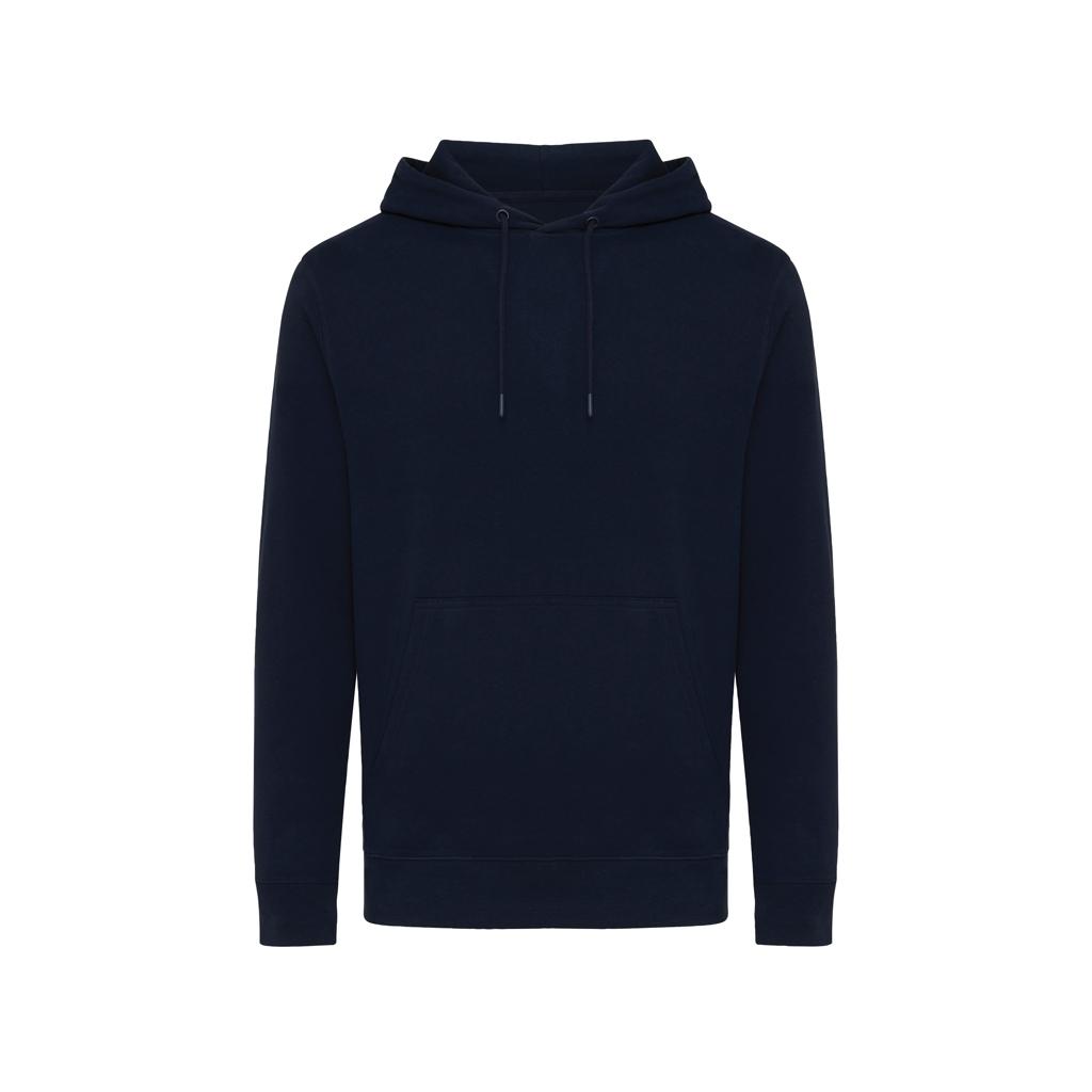 Hanorac ușor din bumbac reciclat Iqoniq Rila navy