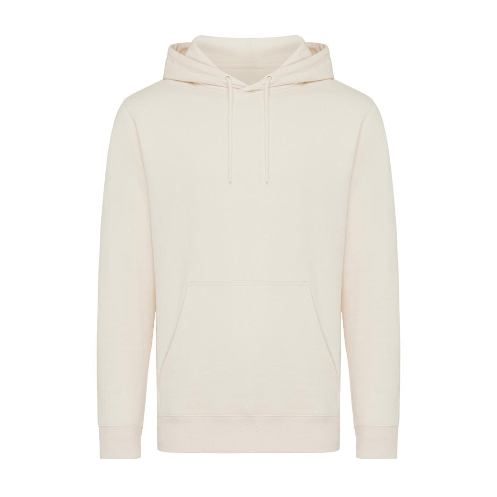 Hanorac ușor din bumbac reciclat Iqoniq Rila natural raw