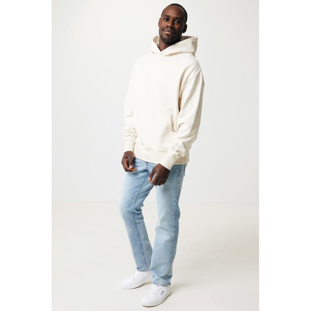 Hanorac ușor din bumbac reciclat Iqoniq Rila natural raw M