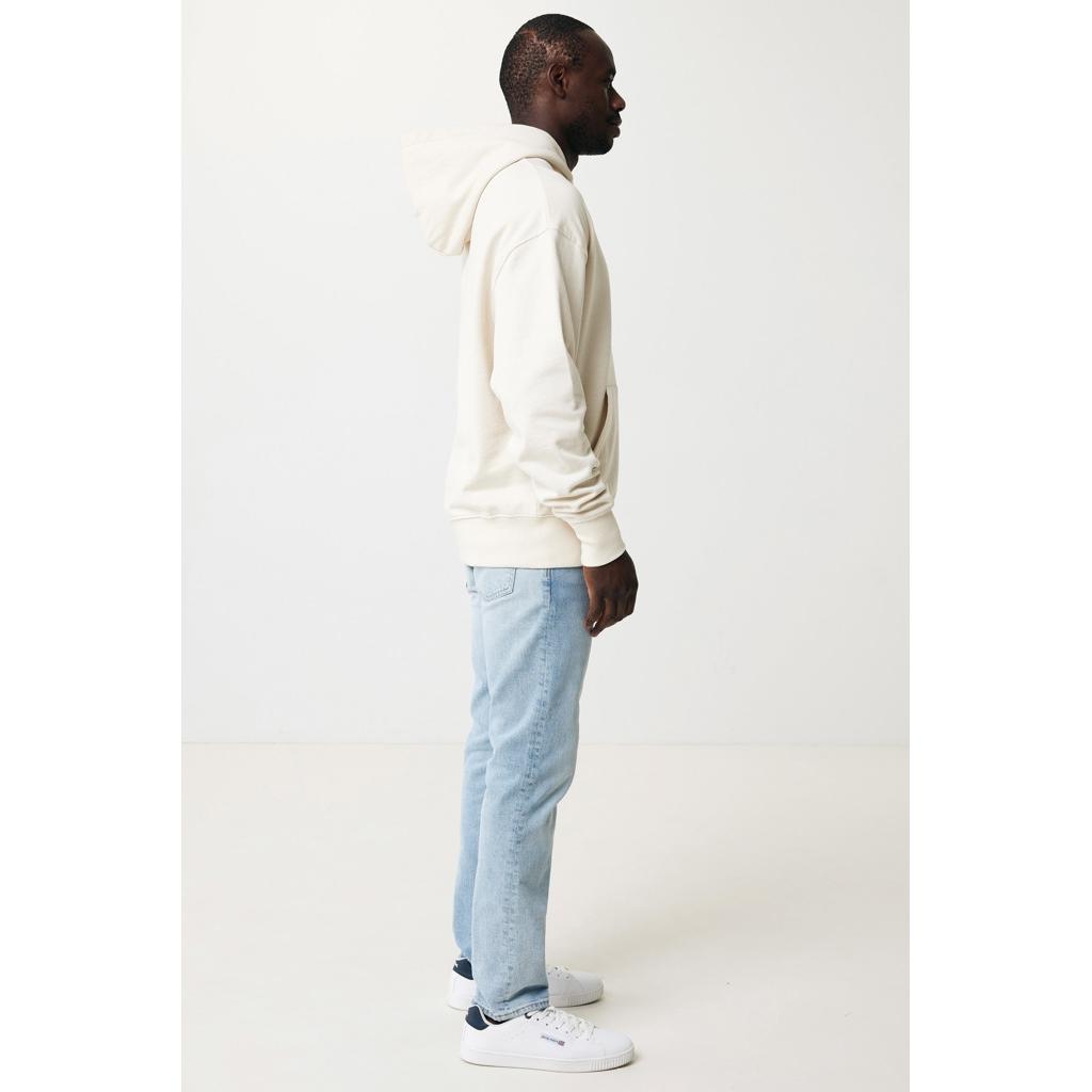 Hanorac ușor din bumbac reciclat Iqoniq Rila natural raw M