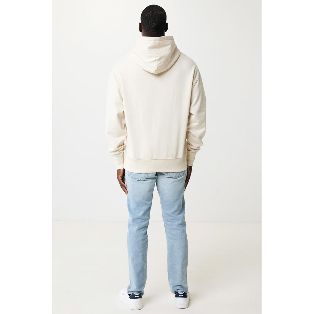 Hanorac ușor din bumbac reciclat Iqoniq Rila natural raw M