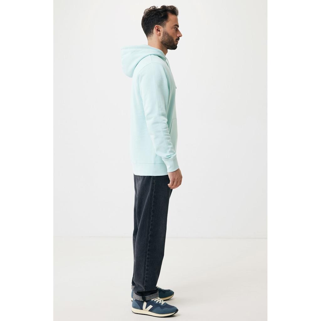 Hanorac ușor din bumbac reciclat Iqoniq Rila crushed mint L