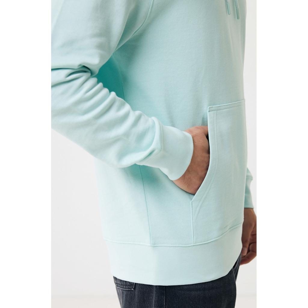 Hanorac ușor din bumbac reciclat Iqoniq Rila crushed mint L