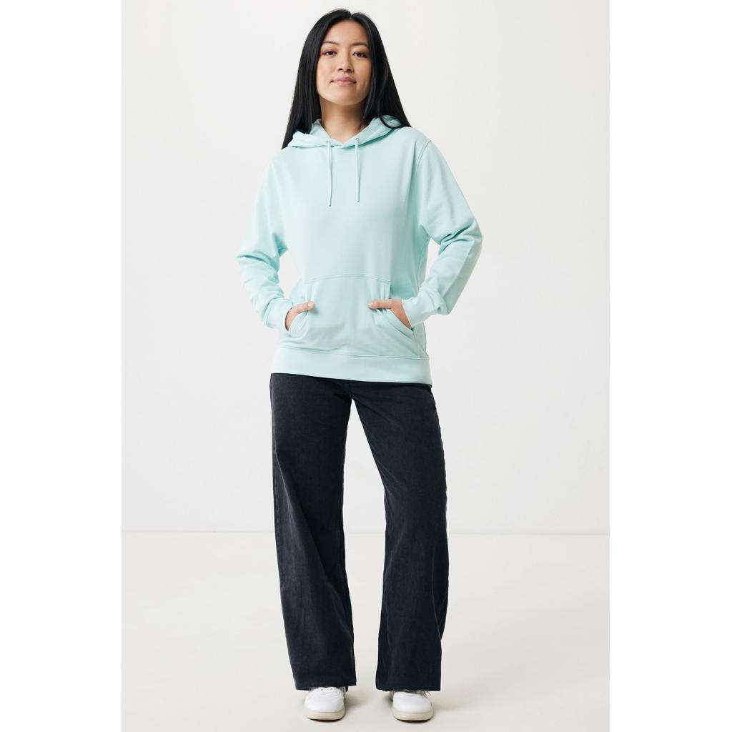 Hanorac ușor din bumbac reciclat Iqoniq Rila crushed mint L