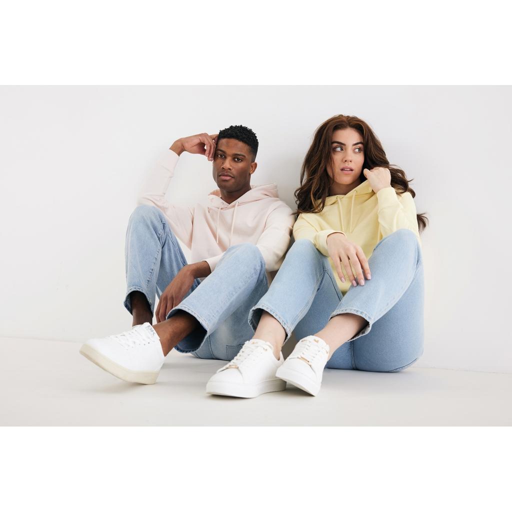 Hanorac ușor din bumbac reciclat Iqoniq Rila cloud pink L