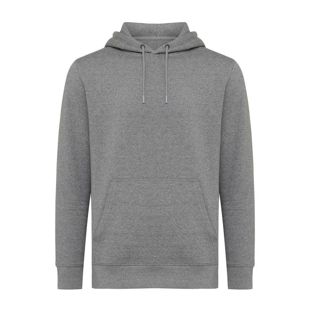 Hanorac ușor din bumbac reciclat Iqoniq Rila heather anthracite XS