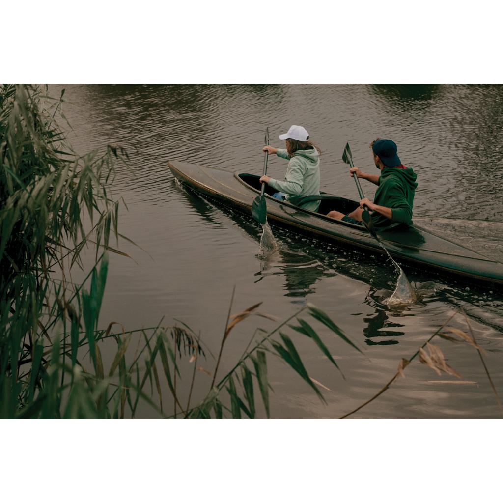 Hanorac ușor din bumbac reciclat Iqoniq Rila forest green L