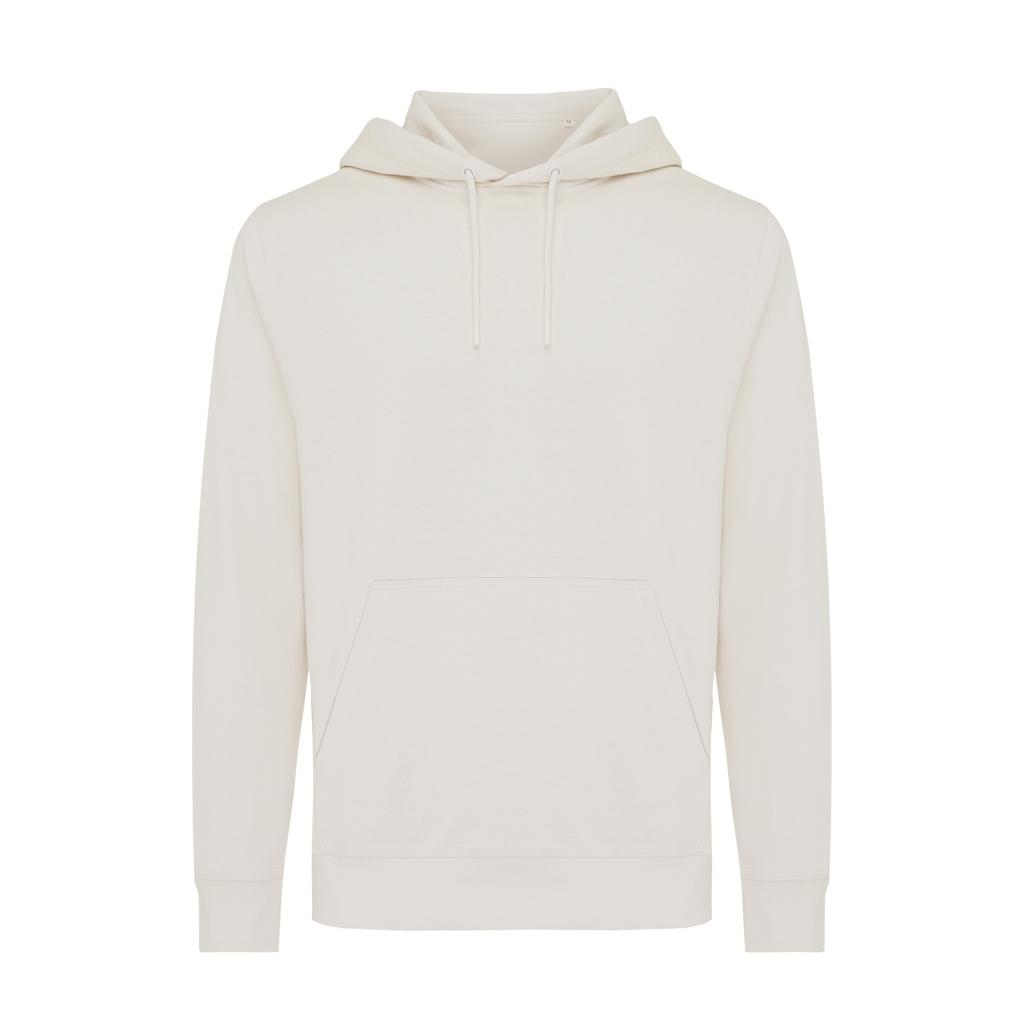 Hanorac ușor din bumbac reciclat Iqoniq Rila ivory white 2XS