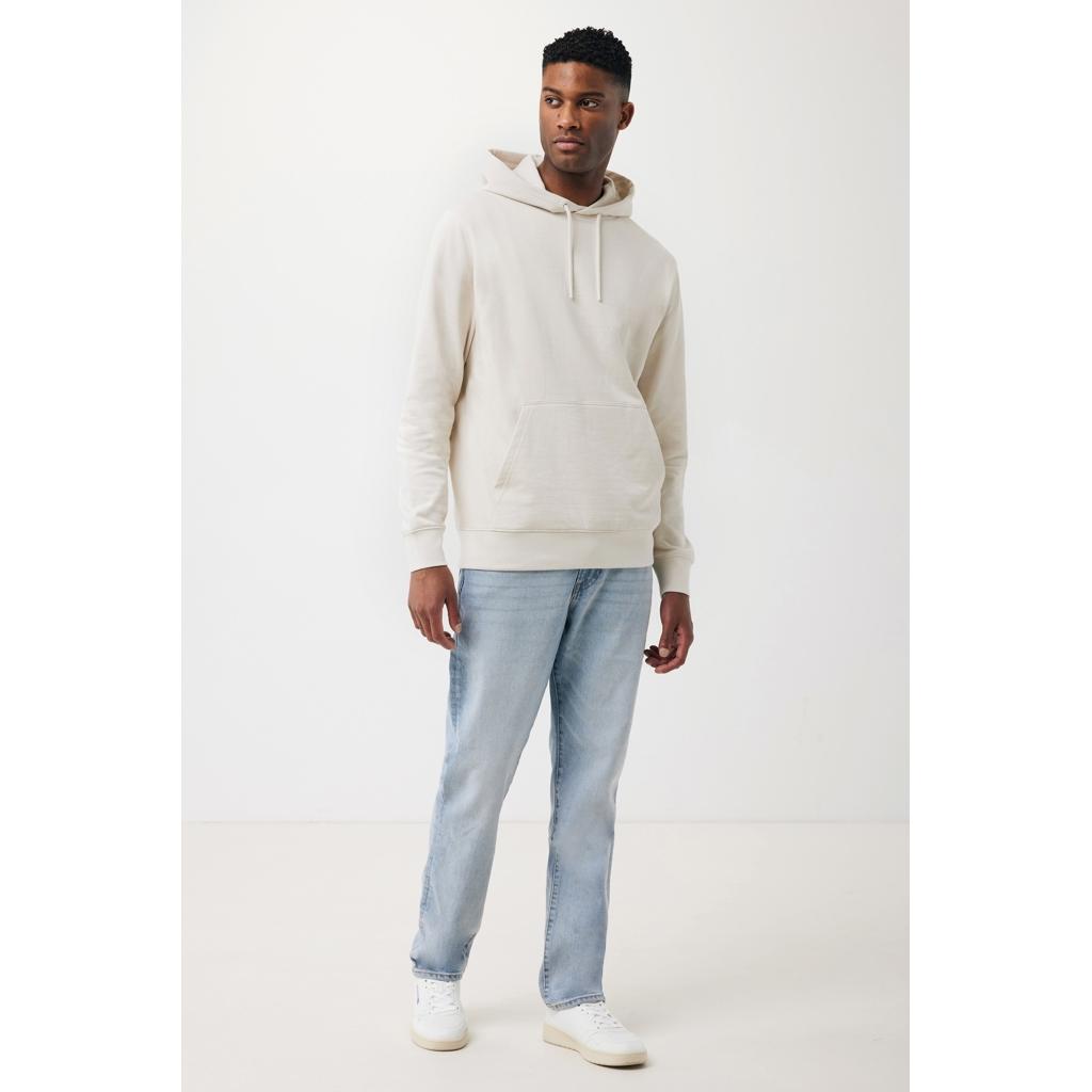 Hanorac ușor din bumbac reciclat Iqoniq Rila ivory white L