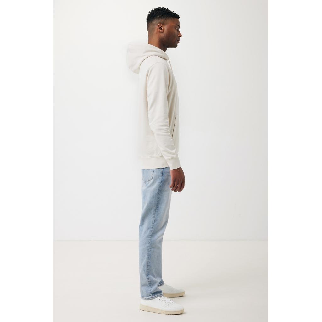 Hanorac ușor din bumbac reciclat Iqoniq Rila ivory white L