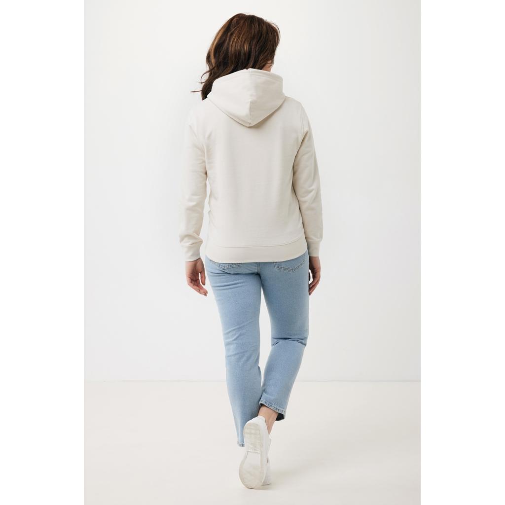 Hanorac ușor din bumbac reciclat Iqoniq Rila ivory white L