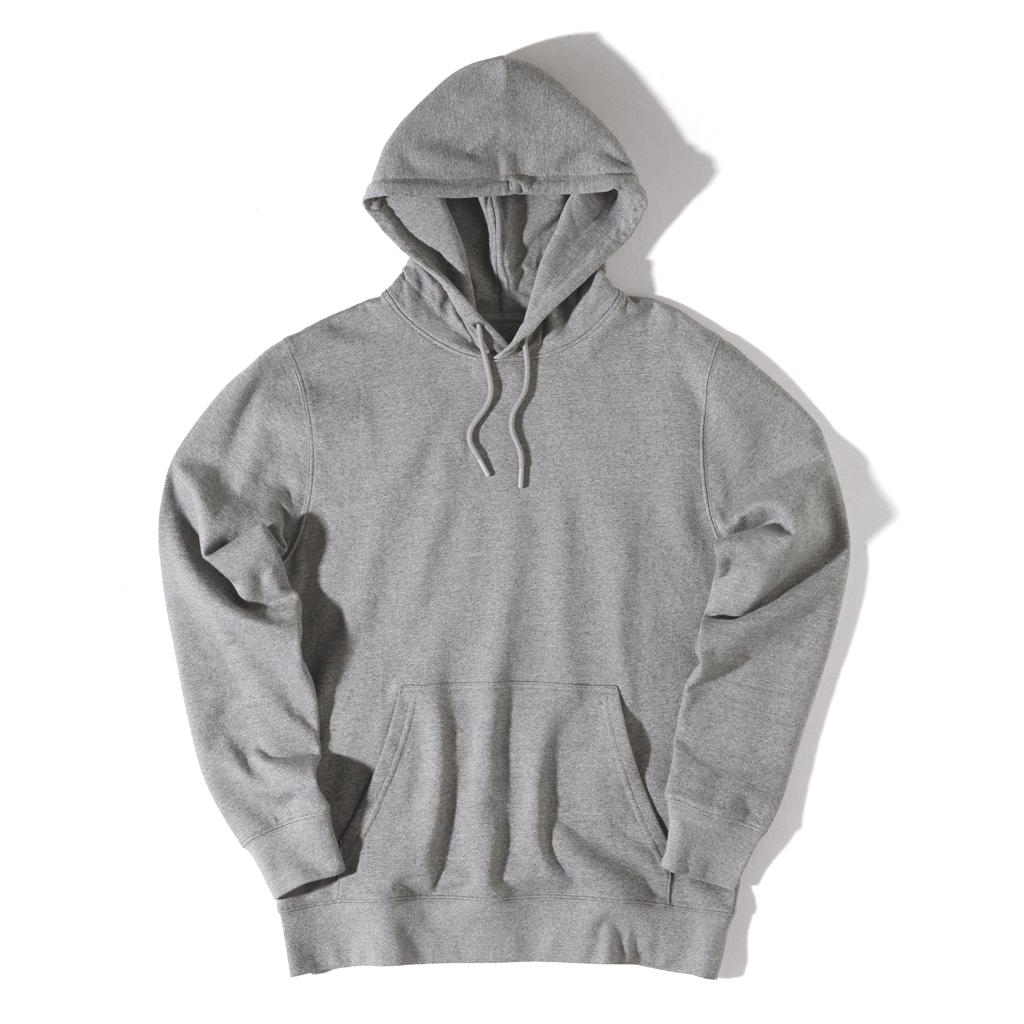 Hanorac ușor din bumbac reciclat Iqoniq Rila light heather anthracite 2XS