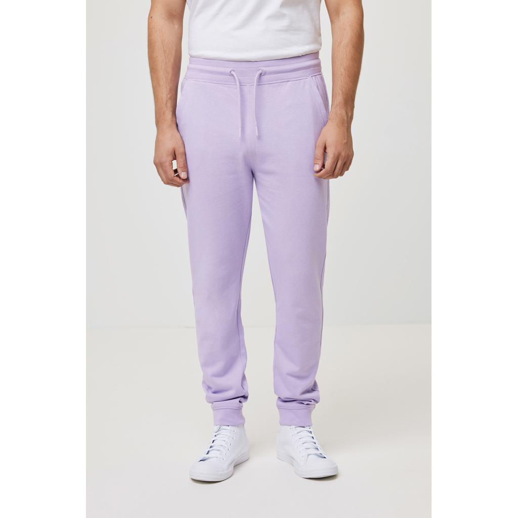 Pantaloni jogger din bumbac reciclat Iqoniq Cooper lavender L