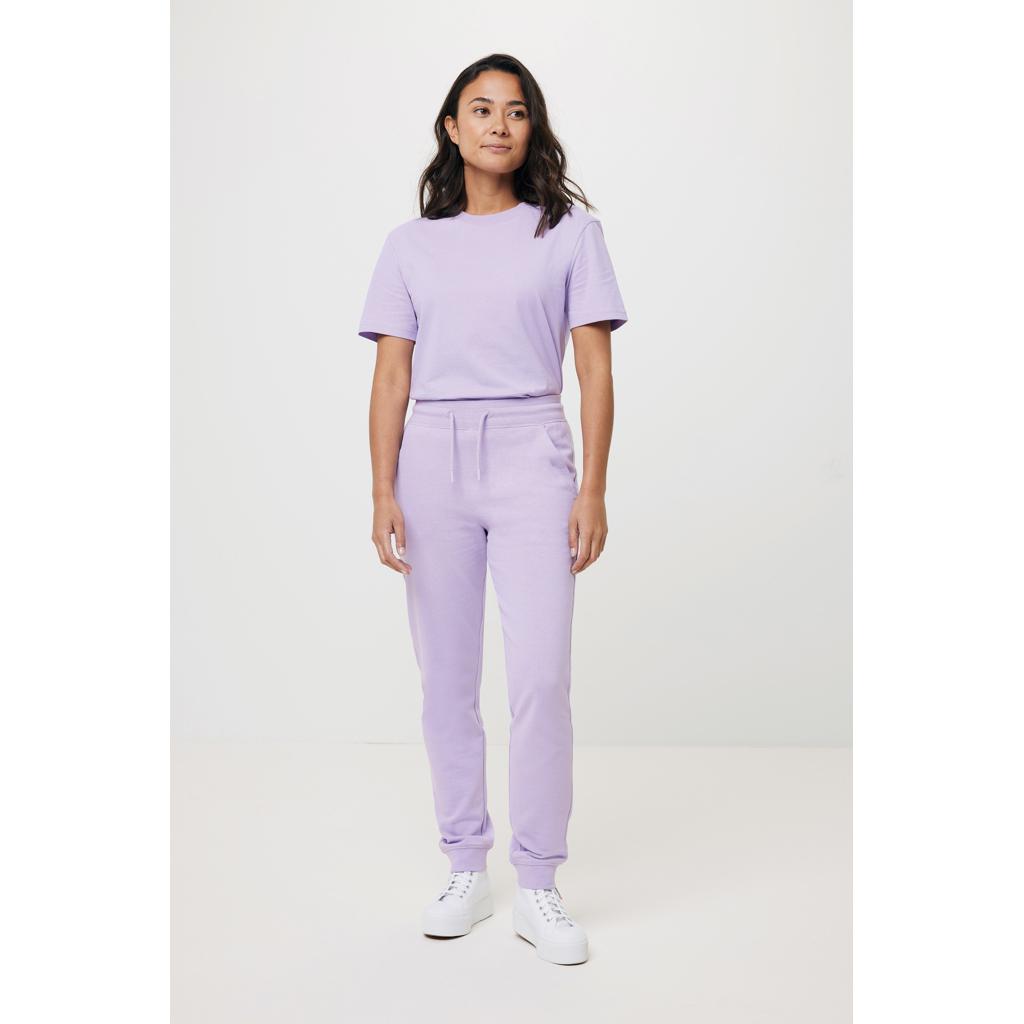 Pantaloni jogger din bumbac reciclat Iqoniq Cooper lavender L