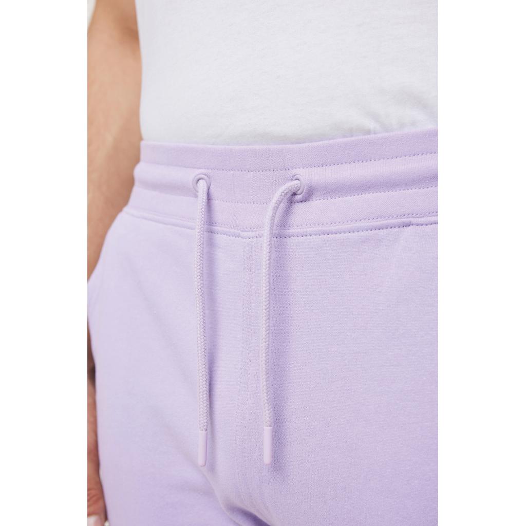Pantaloni jogger din bumbac reciclat Iqoniq Cooper lavender L