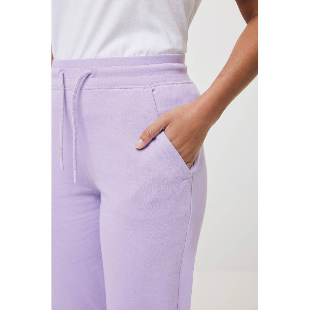 Pantaloni jogger din bumbac reciclat Iqoniq Cooper lavender L