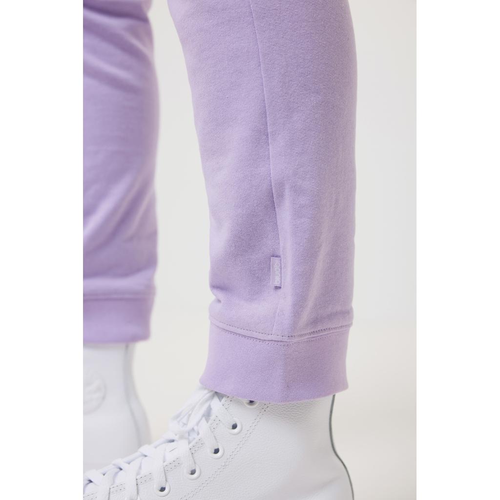 Pantaloni jogger din bumbac reciclat Iqoniq Cooper lavender L