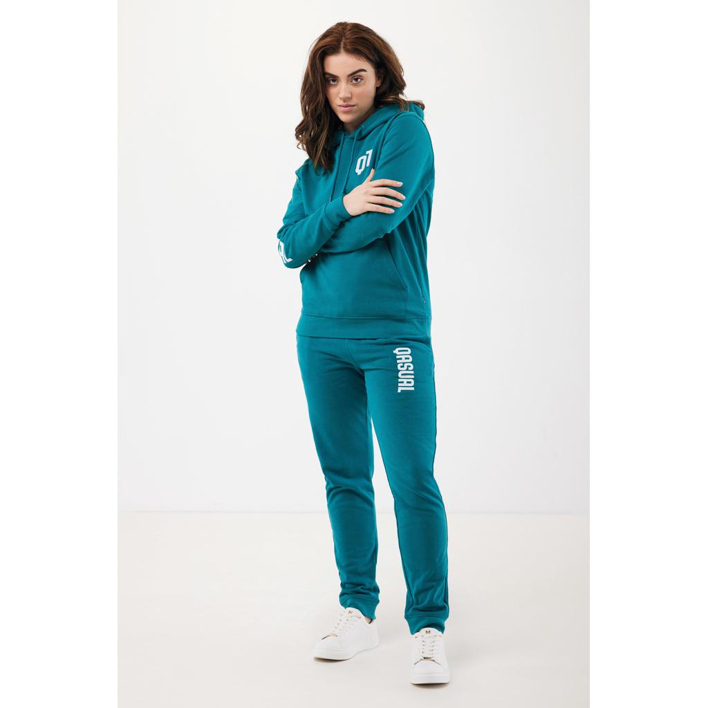 Pantaloni jogger din bumbac reciclat Iqoniq Cooper verdigris XL