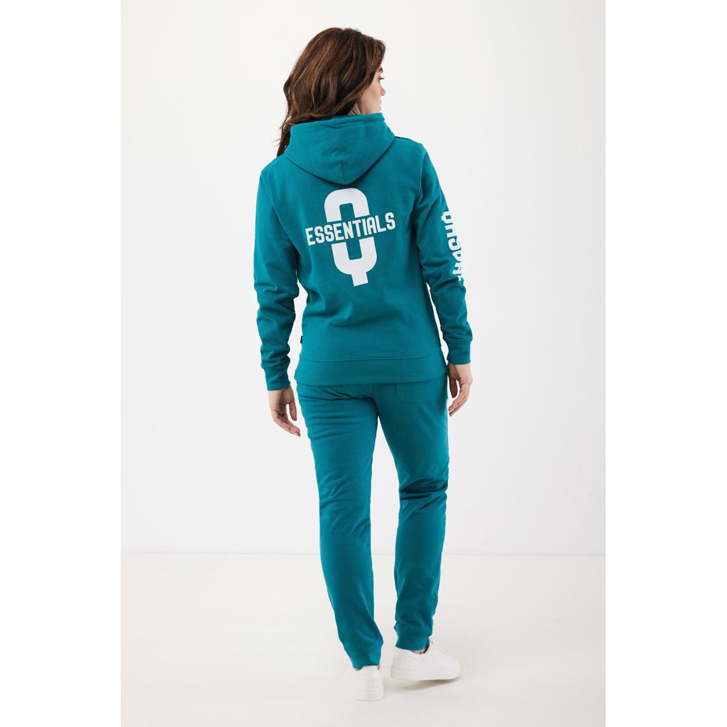 Pantaloni jogger din bumbac reciclat Iqoniq Cooper verdigris XL