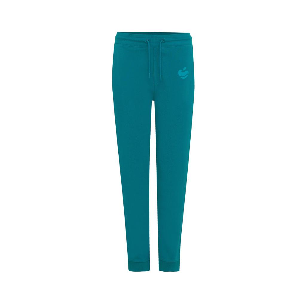 Pantaloni jogger din bumbac reciclat Iqoniq Cooper verdigris XL
