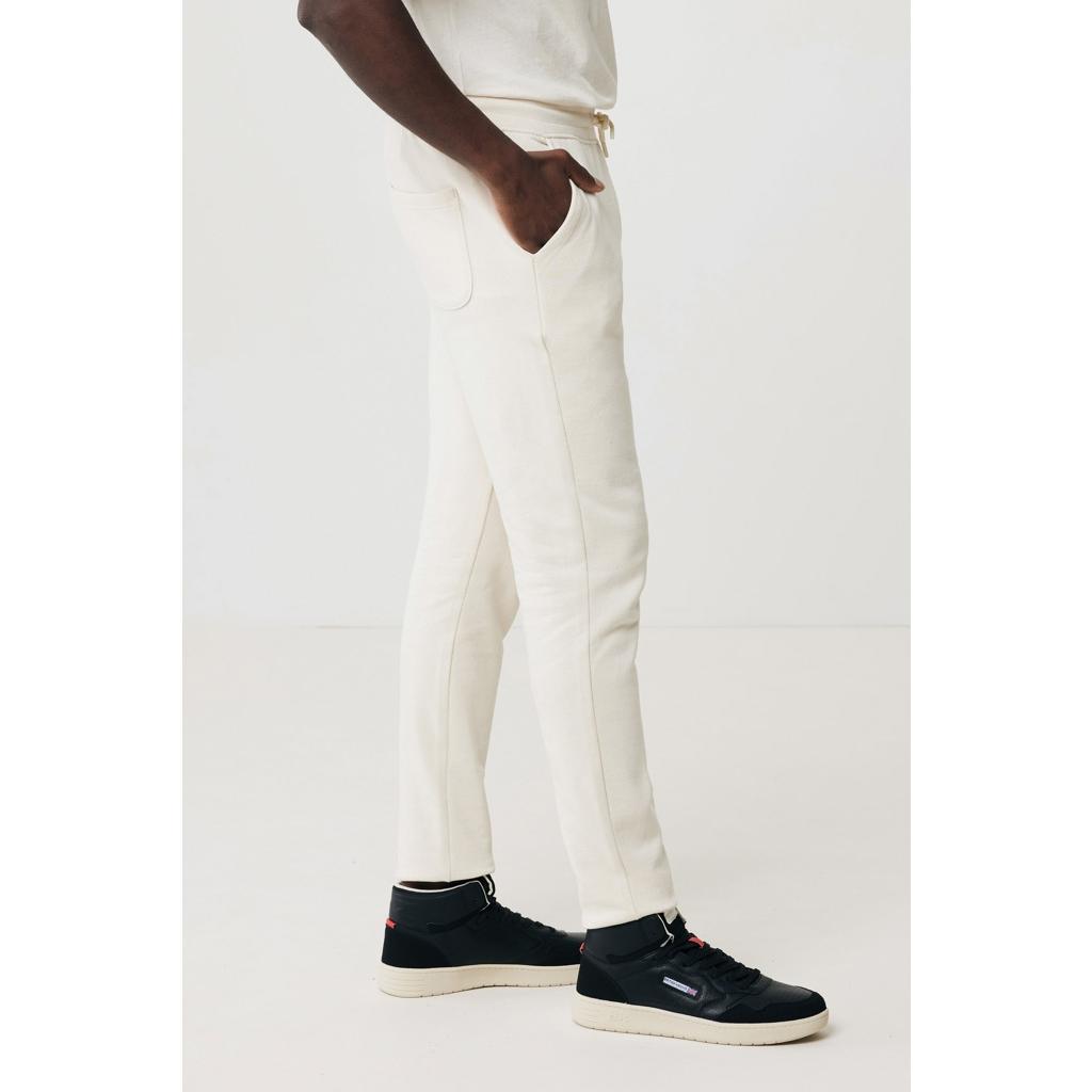 Pantaloni jogger din bumbac reciclat Iqoniq Cooper natural raw 2XS