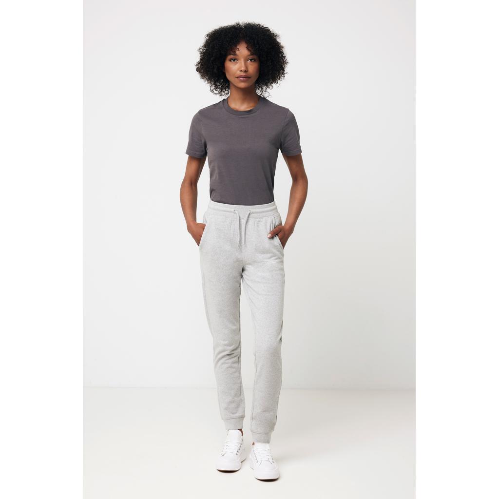 Pantaloni jogger din bumbac reciclat Iqoniq Cooper heather grey M