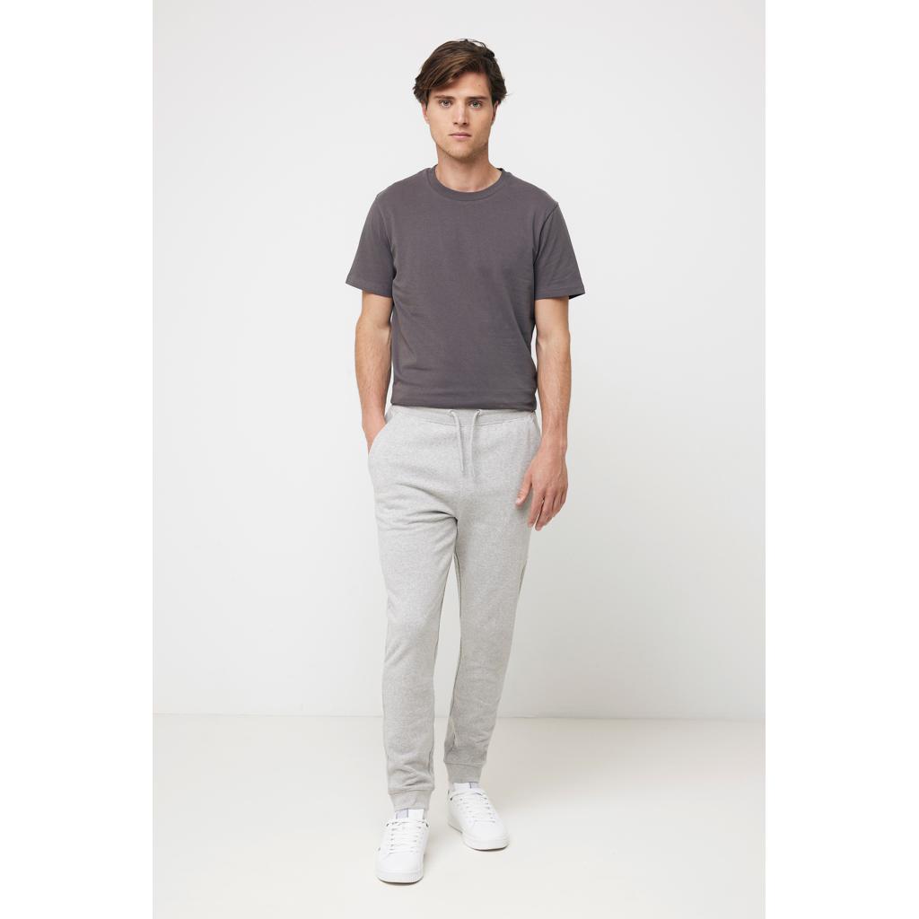 Pantaloni jogger din bumbac reciclat Iqoniq Cooper heather grey M