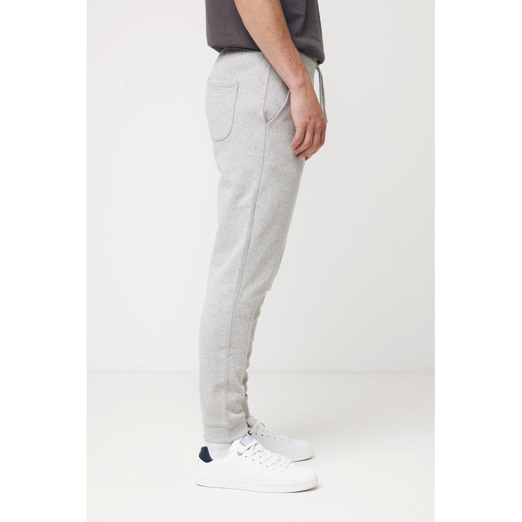 Pantaloni jogger din bumbac reciclat Iqoniq Cooper heather grey M