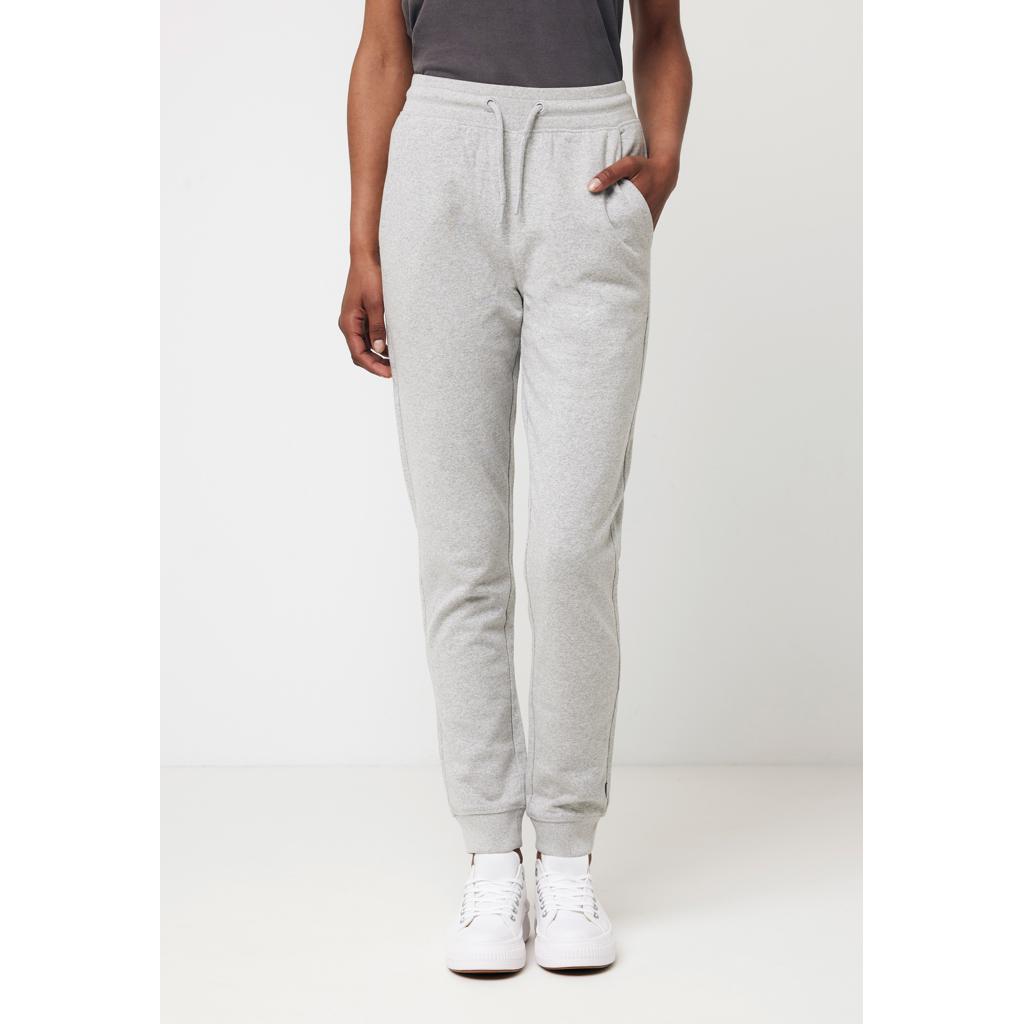 Pantaloni jogger din bumbac reciclat Iqoniq Cooper heather grey M