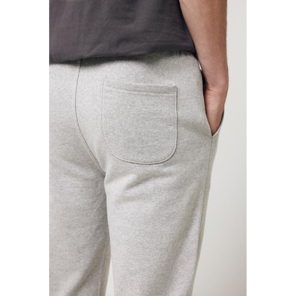 Pantaloni jogger din bumbac reciclat Iqoniq Cooper heather grey M