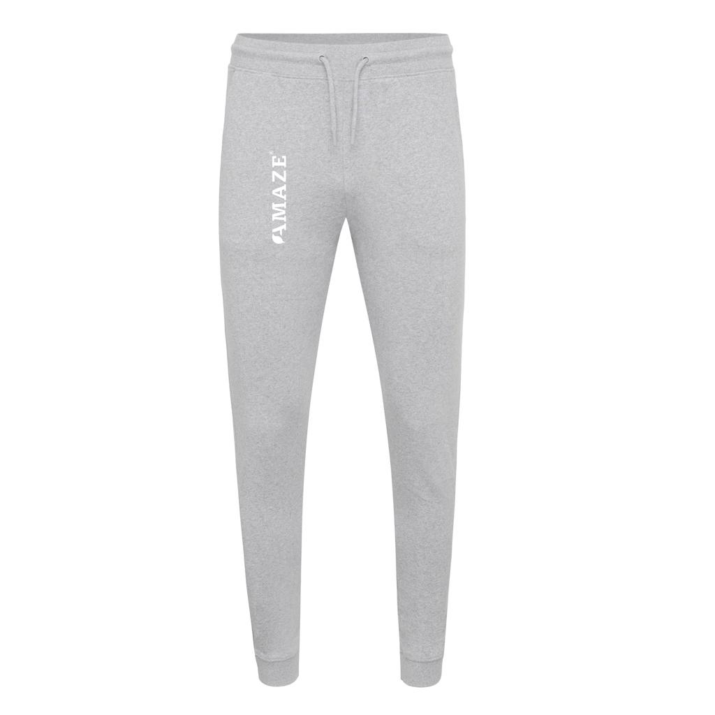 Pantaloni jogger din bumbac reciclat Iqoniq Cooper heather grey M