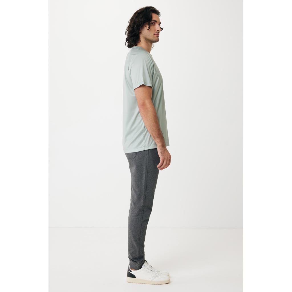 Pantaloni jogger din bumbac reciclat Iqoniq Cooper heather anthracite L