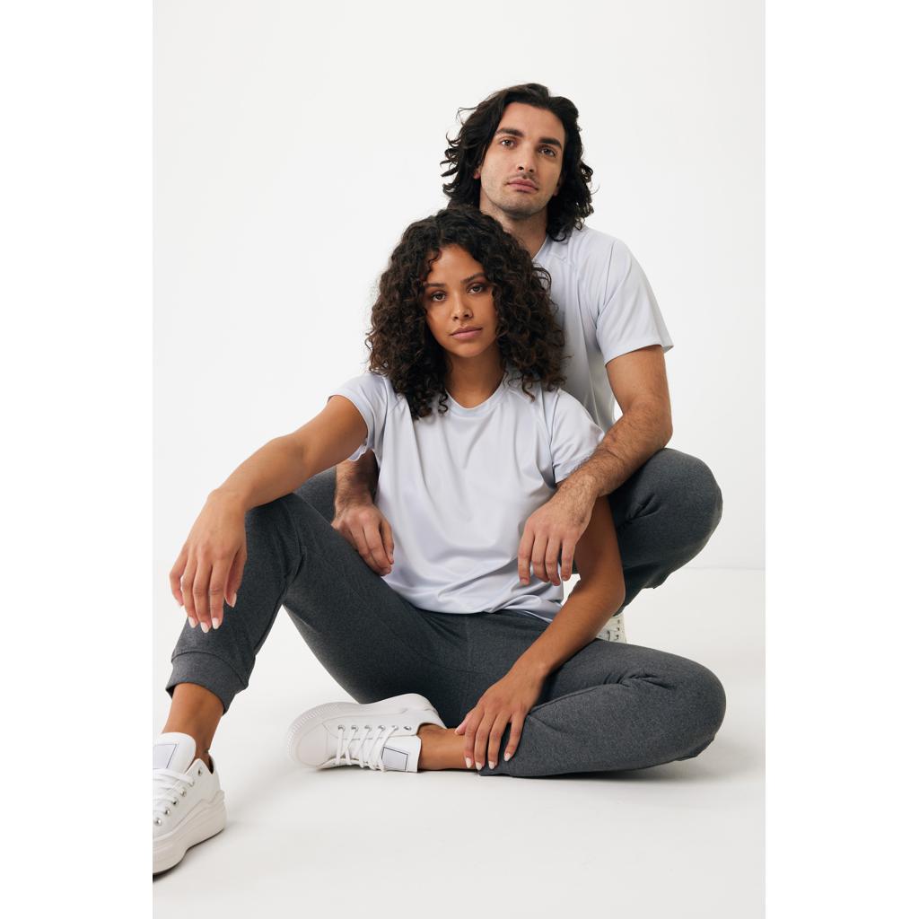 Pantaloni jogger din bumbac reciclat Iqoniq Cooper heather anthracite L