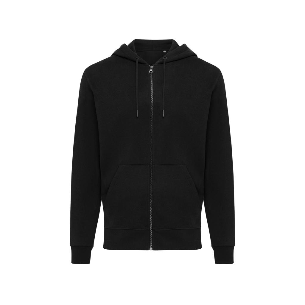 Hanorac cu fermoar din bumbac reciclat Iqoniq Abisko black