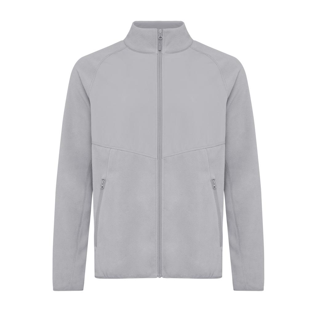 Jachetă din microfleece cu fermoar din poliester reciclat Iqoniq Talung grey L