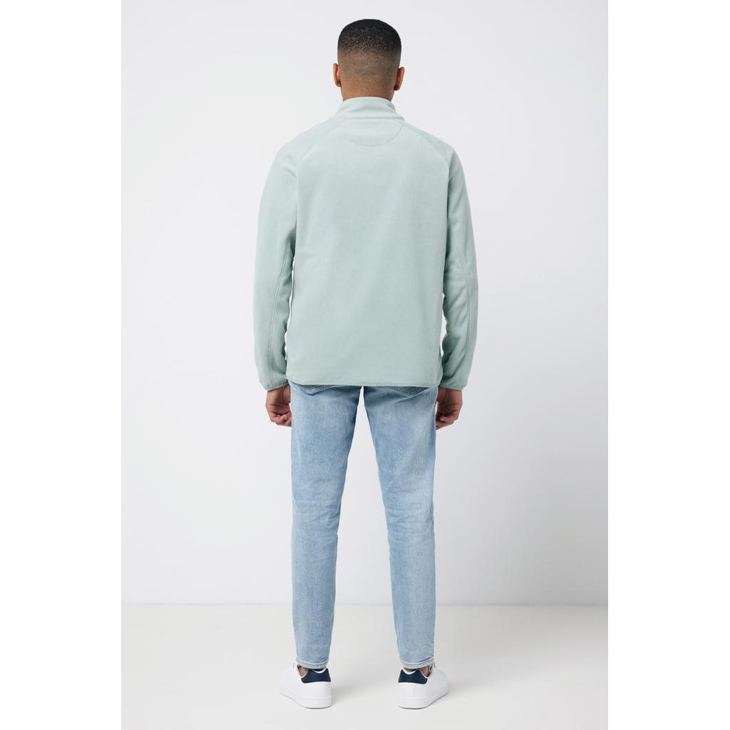 Jachetă din microfleece cu fermoar din poliester reciclat Iqoniq Talung iceberg green L