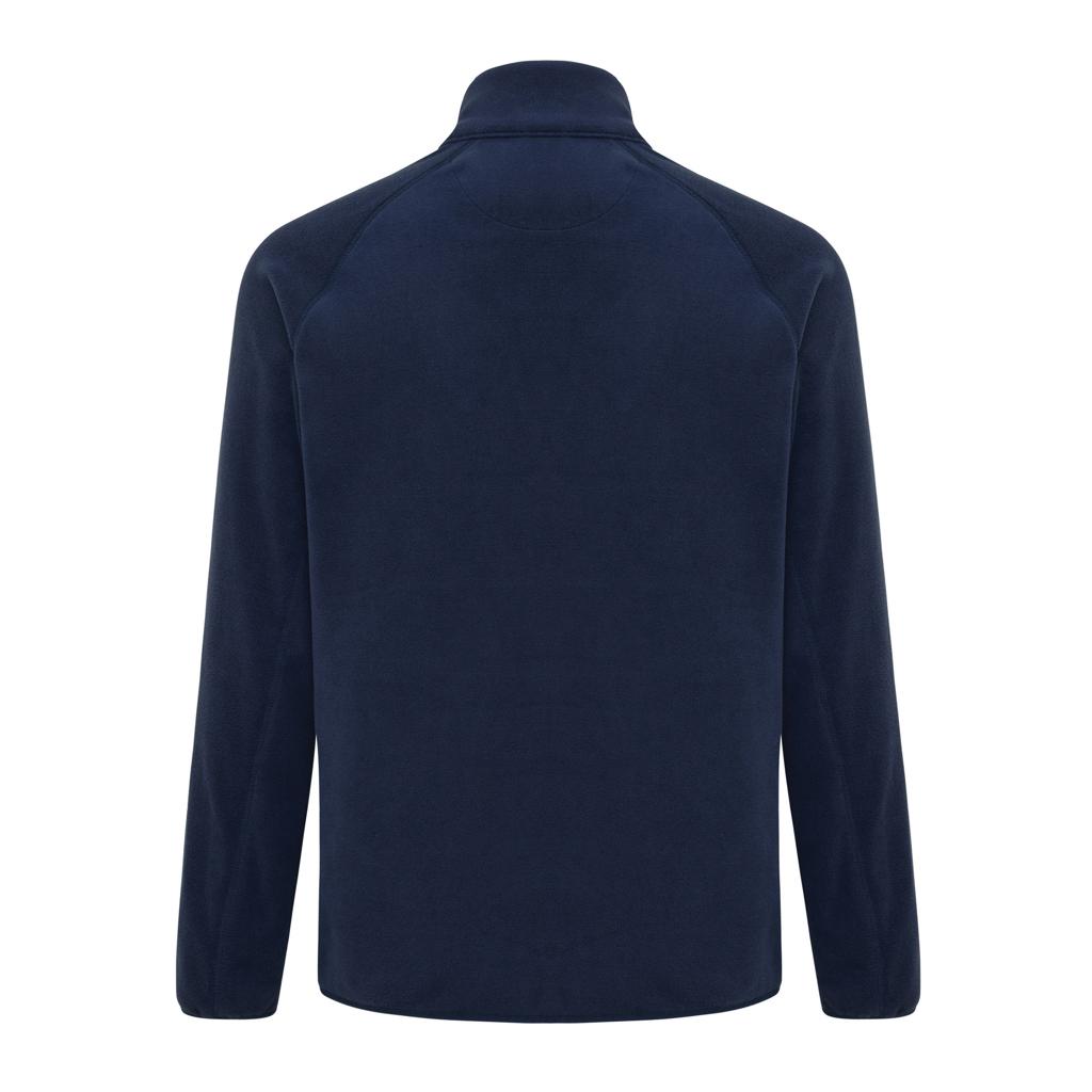 Jachetă din microfleece cu fermoar din poliester reciclat Iqoniq Talung navy L
