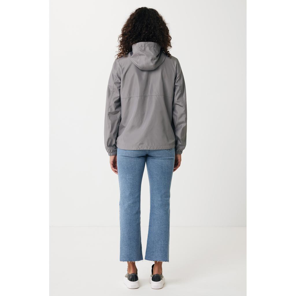 Jachetă ușoară din poliester reciclat Iqoniq Logan silver grey