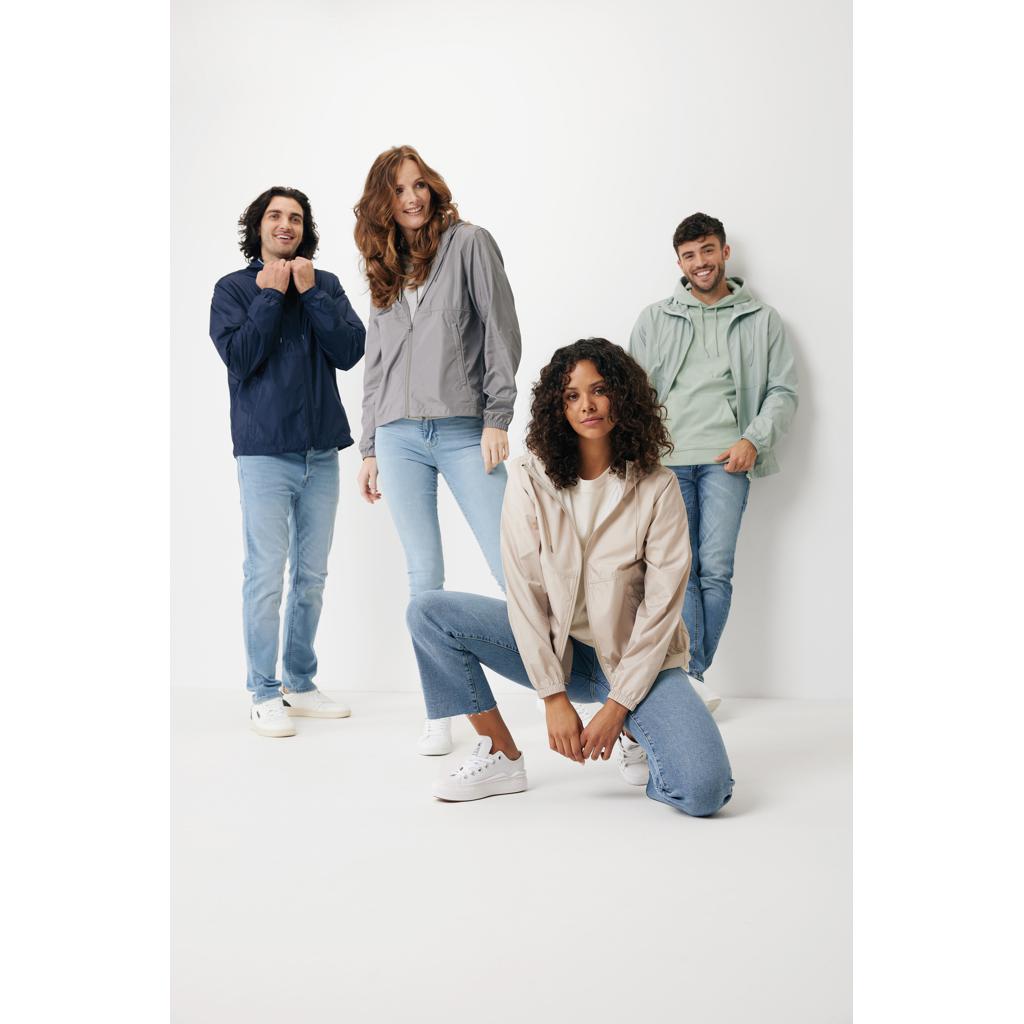 Jachetă ușoară din poliester reciclat Iqoniq Logan silver grey